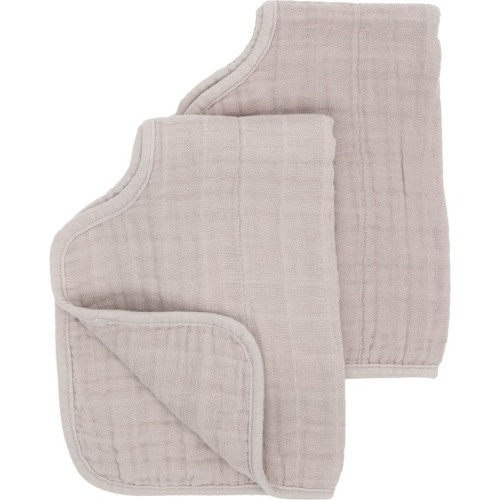 little unicorn 2-Pack Cotton Muslin Burp Cloths, Porpoise
