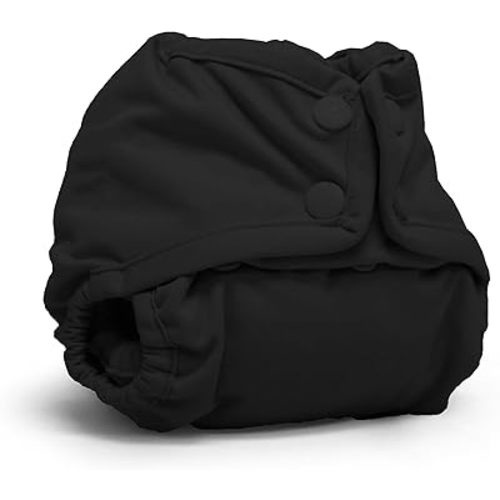 Kanga Care Rumparooz Double Leg Gusset Reusable Cloth Diaper Cover Newborn Snap | Phantom 4-15 lbs