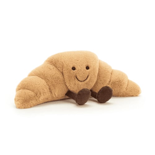 Jellycat - Amuseables Croissant - Gifts for Girls Boys Kids Women D - 30x15cm