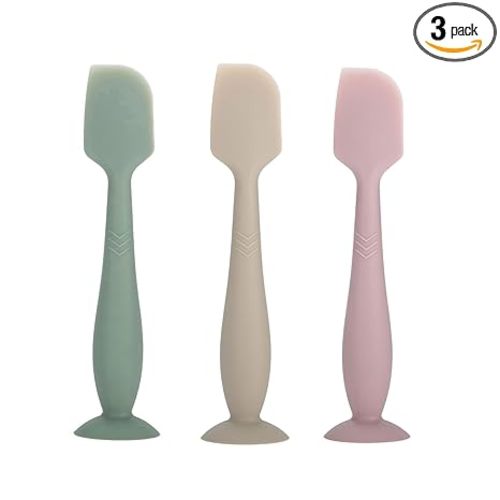 Baby Diaper Cream Spatula - Baby Diaper Rash Cream Applicator for Butt Paste Diaper Cream - Newborn Essentials (gray, green, pink)
