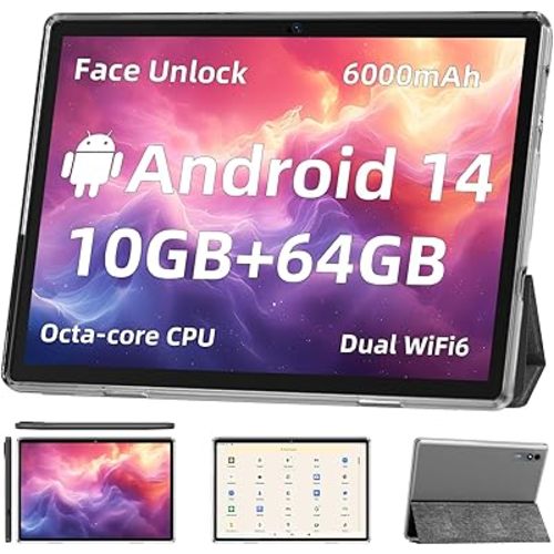 Android 14 Tablet, 10 inch