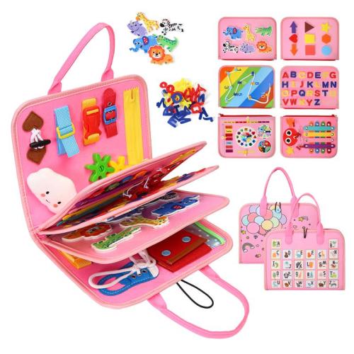 Busy Board Montessori Toy Early Educational Game for Toddler - TikTok Shop