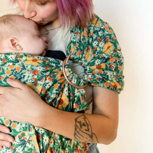 Frolic Ring Sling | Newborn to Toddler | Linen