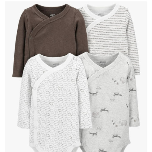Simple Joys by Carter's unisex-baby 4-pack Side Snap Bodysuit