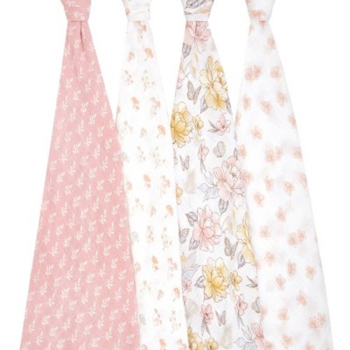 aden + anais muslin swaddle blankets - 4pk, Color: Earthly