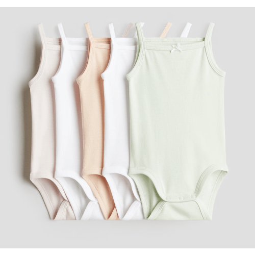 5-pack Cotton Bodysuits