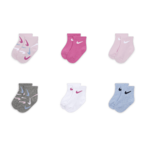 Nike Baby Swooshfetti Ankle Socks (6 Pairs)
