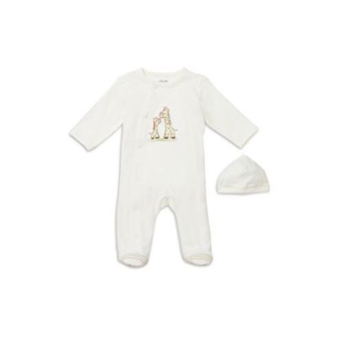 Unisex Giraffe Friend Footie & Hat Set - Baby