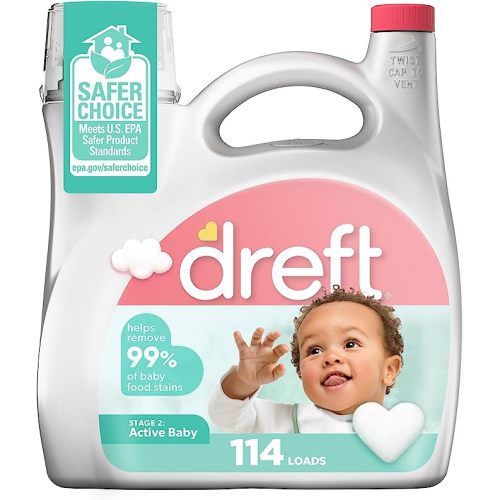 Pañales para bebés recién nacidos/talla 1 (8-14 libras), 198 unidades y  detergente para ropa para bebé, paquete de 2 – Pampers Swaddlers, One Month