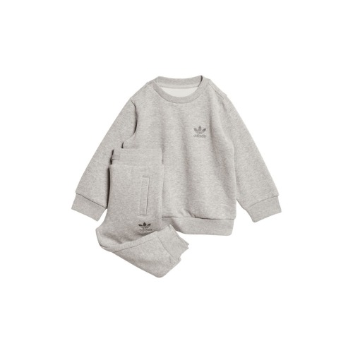 Trefoil Essentials Crewneck Sweatshirt & Joggers Set, 6M