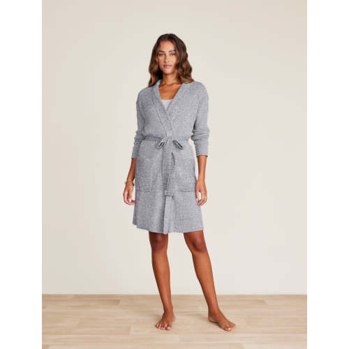 CozyChic Lite® Ribbed Robe- s/m Heather Pacific Blue
