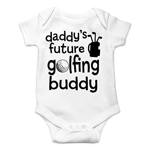 CBTwear Daddy’s Future Golfing Buddy Baby Bodysuit Adorable Boy Romper Clothing Cute Newborn Clothes