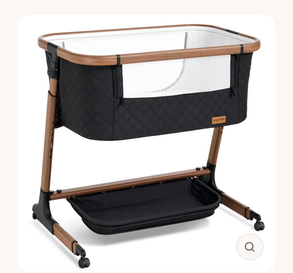 3 in 1 Smart Electric Baby Bassinet: Auto-Rocking Bassinet, Bedside Sleeper & Adjustable Height BN13