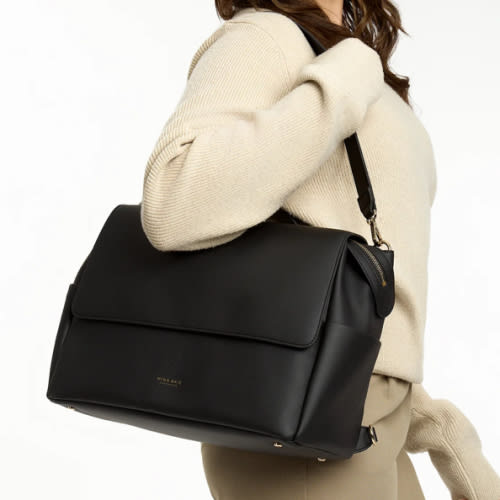 Mina Baie Winnie Midi diaper bag Black