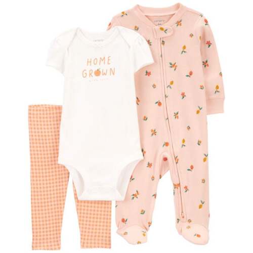 Baby "Home Grown" 3-Piece Sleep & Play Pajamas Set - Carter's | Carter's