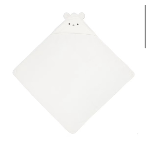 Cotton Hooded Towel - Bear