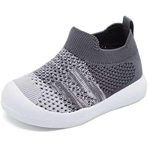 Eashi Baby Boy Girl Non-Skid Indoor Infant Walking Shoes Breathable Warm Elastic Sock Shoes with Memory Sole Protect Toes Outdoor Sneakers