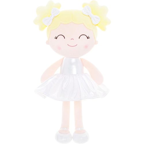 Gloveleya Baby Girl Gifts Doll First Baby Doll Soft Baby Dolls Baby Dolls Soft Dolls Curvy Illusion Girl White 12inches