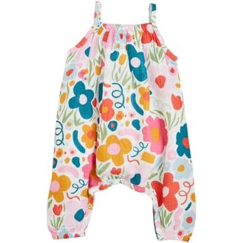 Mud Pie baby-girls Baby Girl Floral Printed Longall;