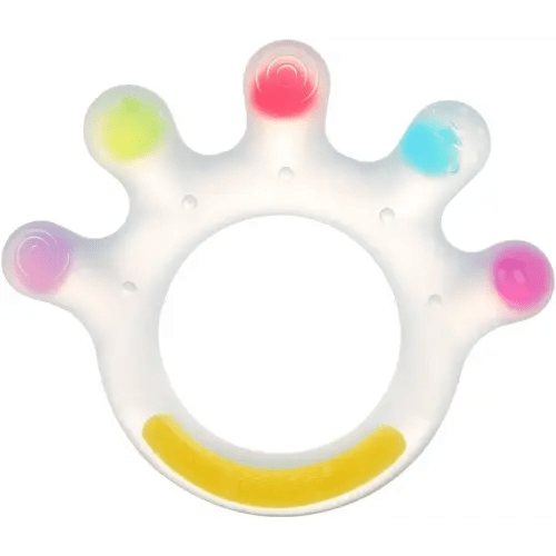 Haakaa Dinky Digits Palm Teether, Baby Teething Toys, Food Grade Silicone Teethers for Babies 0-6 Months/6-12 Months, BPA Free Teething Relief Baby Chew Toys