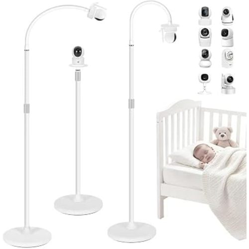 Baby Monitor Floor Stand 32 to 65 Inch Telescopic Height Adjustable