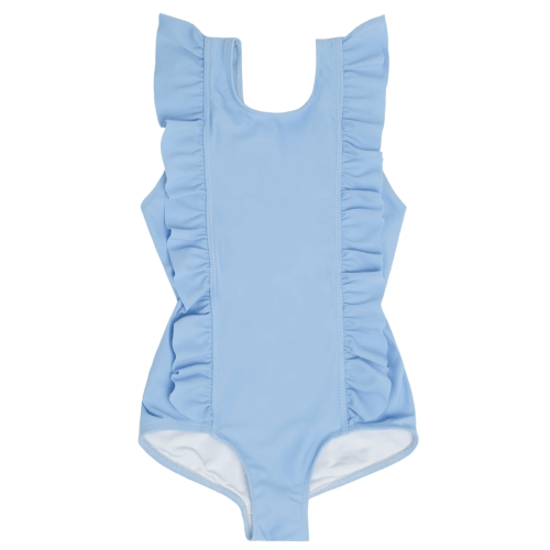 girls peri blue ruffle one piece – minnow