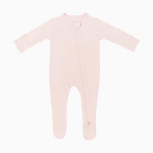 Kyte Baby Zipper Footie - Blush, 0-3 M
