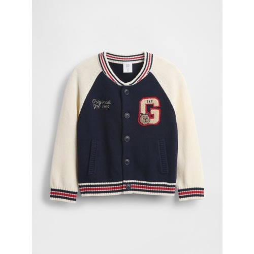 Baby & Toddler Varsity Logo Sweater Jacket