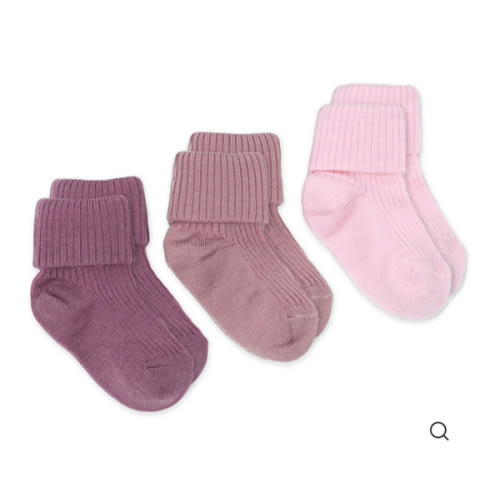 Wool Socks, Baby and Toddler, Pink & Rose
