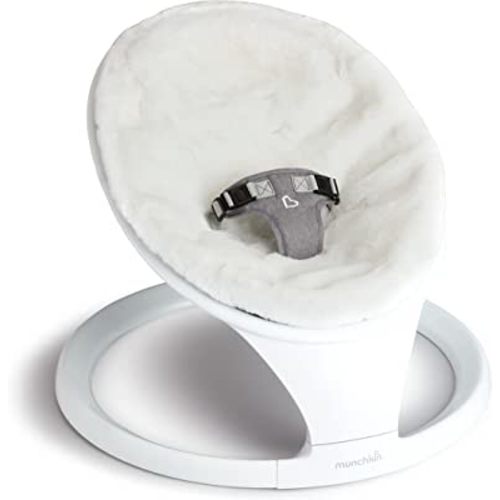 Seat Cover for Munchkin® Baby Swing, Premium Ultra-Soft Faux Fur, White