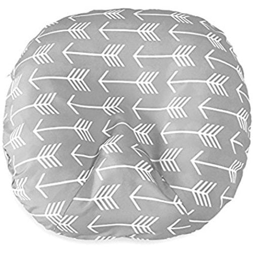 Removable Cover for Newborn Baby Lounger/Grey/Fits Boppy Lounger/Water Resistant/Hypoallergenic/Premium Quality Polyester/Easy Cleaning/Soft and Comfy/Nice Carrying Handle(Lounger Pillow Not Included)