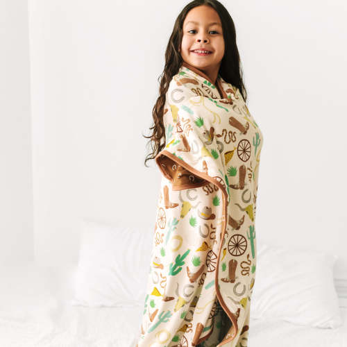 Caramel Ready to Rodeo Large Cloud Blanket®