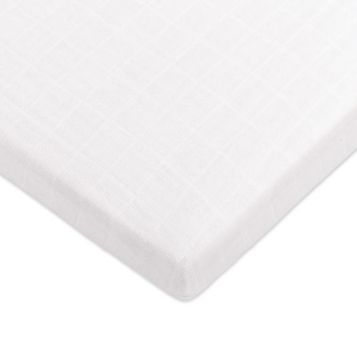 Babyletto All-Stages Midi Crib Sheet in GOTS Certified Organic Muslin Cotton