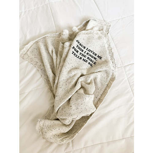 Jesus Loves Me This I Know Knit Blanket – OUR HOUSE ABOVE