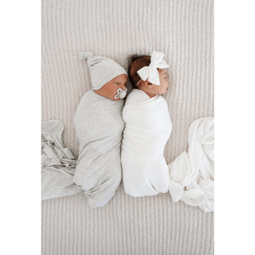 Asher Newborn Hat Bundle (soft gray)