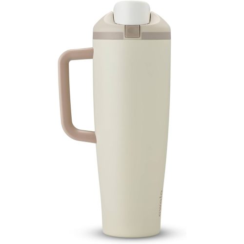 Owala FreeSip Tumbler - Stainless Steel - 40-oz. - Tan (Lightly Toasted)