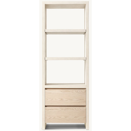 Waterfall Textured Media Bookcase Tower | RH Baby & Child