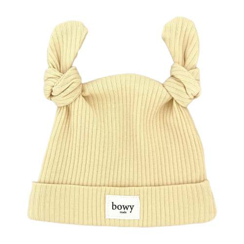 Double Knot Beanie - Lemon