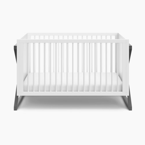 Storkcraft Equinox 3-in-1 Convertible Crib - White/Gray