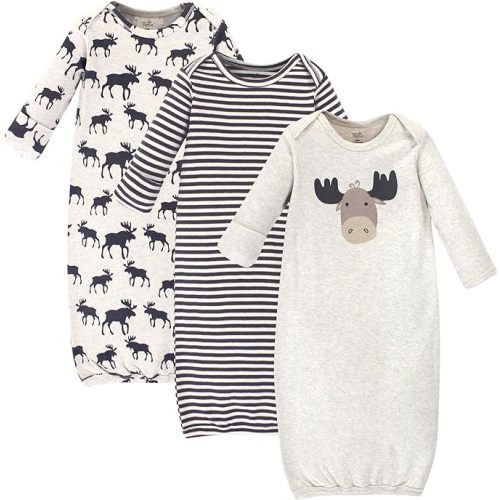 Touched by Nature Unisex Baby Organic Cotton Gowns
