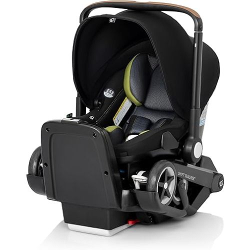 Evenflo Shyft DualRide Infant Car Seat and Stroller Combo w/Carryall Storage (Durham Green)
