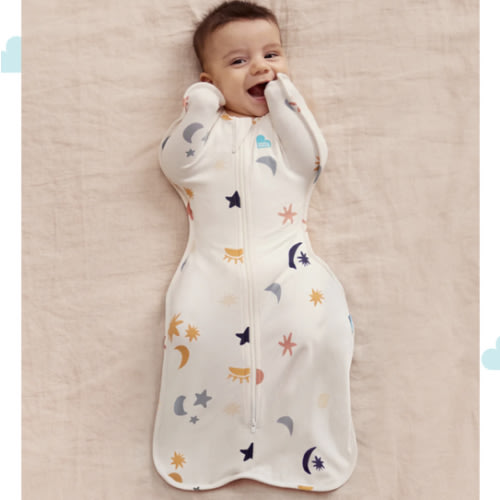 Swaddle Up™ 1.0 TOG Organic Cotton Buff Lunar – Love to Dream US