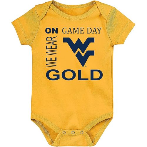 West Virginia Mountaineers On Game Day Baby Onesie