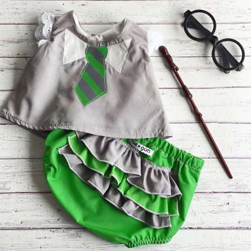Magic School Uniform - Costume - Shirt and Diaper Cover