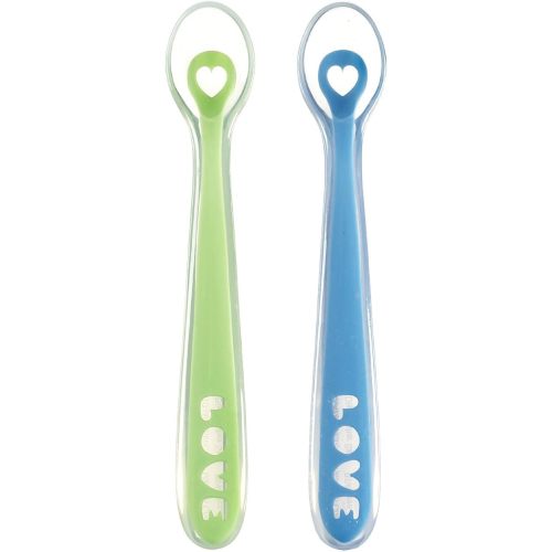 Munchkin Silicone Spoons, Assorted (Pack of 2)