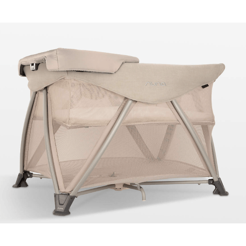 Nuna ® SENA ™ aire Biscotti Brown Baby Playard, Travel Crib and Changing Table