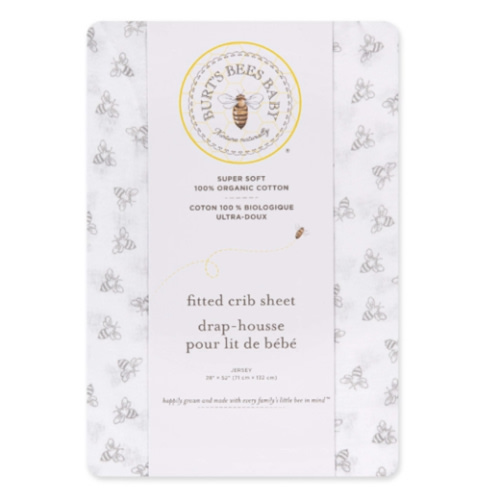 Honeybee Organic BEESNUG® Fitted Crib Sheet | Burt's Bees Baby™