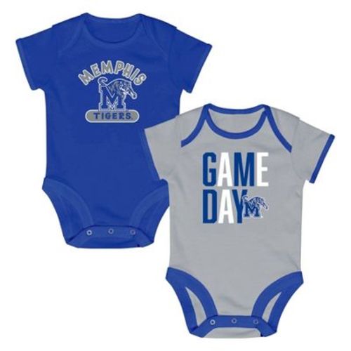 NCAA Memphis Tigers Newborn 2pk Bodysuit - 6-9M