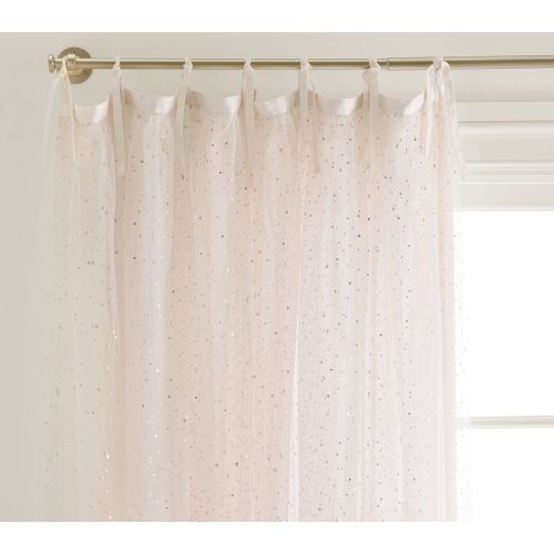 Shimmer Tulle Curtain Gold Foil | Pottery Barn Kids