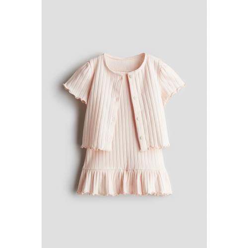2-PIECE DRESS AND CARDIGAN SET